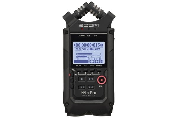 Zoom H4n Pro | 4-Input / 4-Track Portable Handy Recorder with Onboard X/Y Mic Capsule (Black)