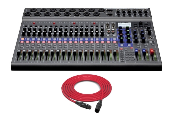 Zoom LiveTrak L-20 | 20-Input Digital Mixer & Multitrack Recorder