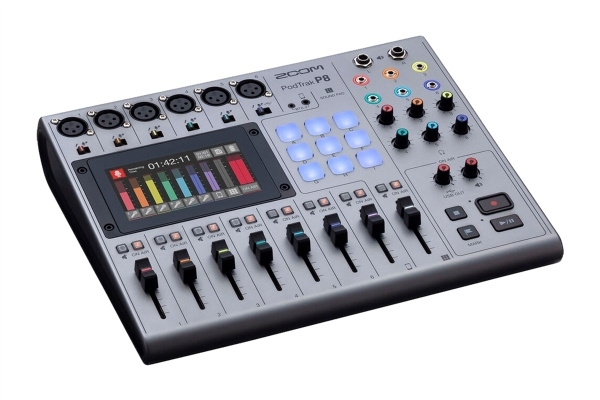 Zoom PodTrak P8 | Portable Multitrack Podcast Recorder