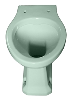 TRTC Art Deco Green Low/High Level Toilet Pan