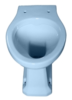 TRTC Art Deco Blue Low/High Level Toilet Pan