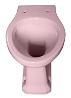 TRTC Art Deco Pink Low/High Level Toilet Pan