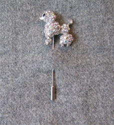 Poodle Pin