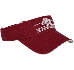 Arkansas Golf Visor