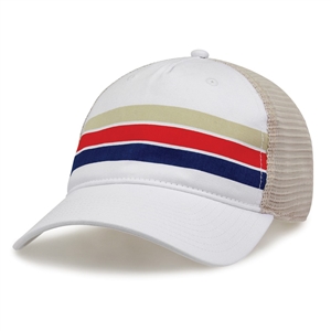 GB480 - Striped Print Trucker