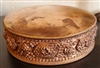Mandala Plate, Copper, decorated, medium size