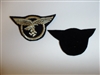 51268 WW2 British England cloth Pilot Badge RAF Luftwaffe aircraft black