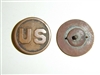 e4420s 1930's US Army US Branch collar disc copper enlisted C12B9