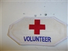 0329 WW2 US USO United Service Organizations Armband Volunteer R22A