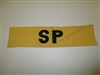 b3483 WW2  US Navy Yellow Armband SP Shore Party cotton