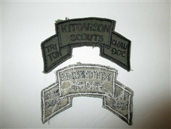 b6924 Vietnam US Army Kit Carson Scouts tab Tri Ton Chau Doc OD