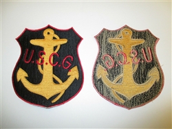 b6365 USCG WW 2 Coast Guard patch IR25C