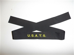 b5051  US Army Hat Tally U.S.A.T.S. Untied States Army Transport Service IR31E