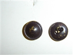 b2450 Korean War Chinese Communist Plain Brown Button Small B2D30