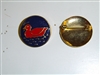 b0442s WW 2 CAP Civil Air Patrol Sitting Duck Caterpiller club pin A3B10