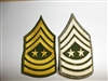 e4267p 1979-Current US Army Rank Chevron Sergeant Major of Army OD pair R1D