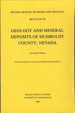 Geology and mineral deposits of Humboldt County, Nevada