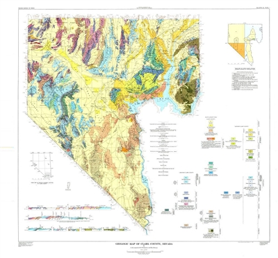 Geology and mineral deposits of Clark County, Nevada COMPLETE VERSION: COMB-BOUND TEXT AND 16 PLATES