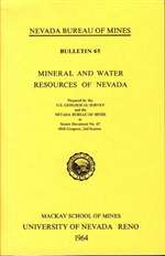 Mineral and water resources of Nevada