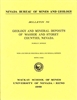 Geology and mineral deposits of Washoe and Storey counties, Nevada, by Harold F. Bonham, with a section on industrial rock and mineral deposits, by Keith G. Papke