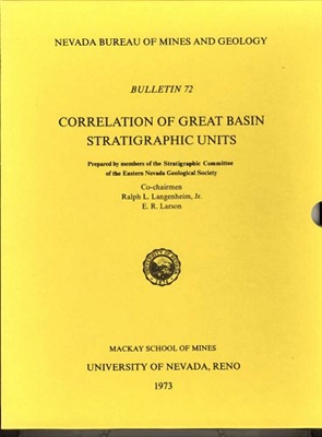 Correlation of Great Basin stratigraphic units