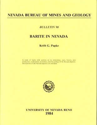 Barite in Nevada
