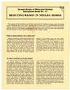 Reducing radon in Nevada homes (brochure)