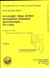 Geologic map of the Robinson Summit quadrangle, Nevada B/W MAP