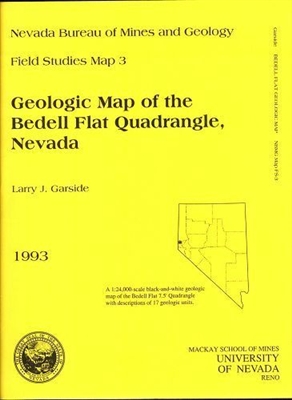 Geologic map of the Bedell Flat quadrangle, Nevada B/W MAP