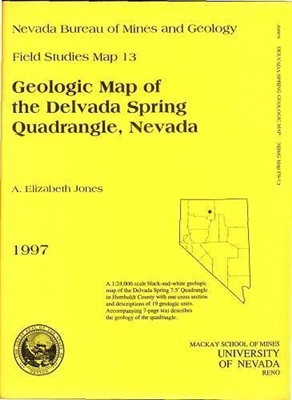 Geologic map of the Delvada Spring quadrangle, Nevada MAP AND TEXT