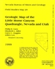 Geologic map of the Little Horse Canyon quadrangle, Nevada and Utah B/W MAP AND TEXT