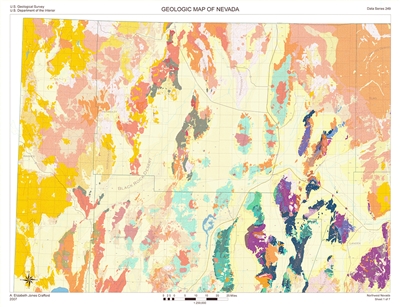 Geologic map of northwest Nevada SHEET 1: NORTHWEST, NO LEGEND