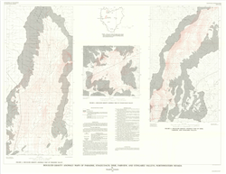 Bouguer gravity anomaly maps of Paradise, Stagecoach, Dixie, Fairview, and Stingaree Valleys, northwestern Nevada