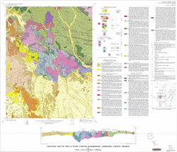 Geologic map of the La Plata Canyon quadrangle, Churchill County, Nevada