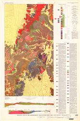 Geologic map of the Wheelbarrow Peak-Rainier Mesa area, Nye County, Nevada