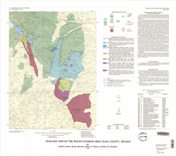 Geologic map of the Mount Ichabod area, Elko County, Nevada