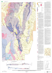 Geologic map of the Alligator Ridge area, including the Buck Mountain East and Mooney Basin Summit quadrangles and parts of the Sunshine Well NE and Long Valley Slough quadrangles, White Pine County, Nevada