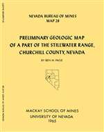 Preliminary geologic map of a part of the Stillwater Range, Churchill County, Nevada