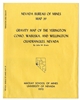 Gravity map of the Yerington, Como, Wabuska, and Wellington quadrangles, Nevada