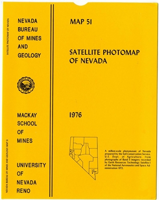 Satellite photomap of Nevada