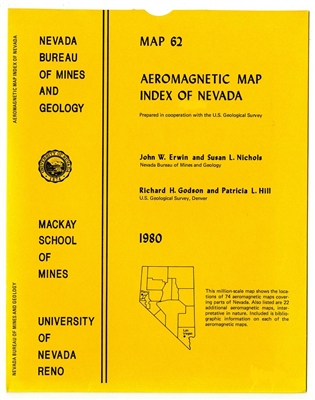 Aeromagnetic map index of Nevada