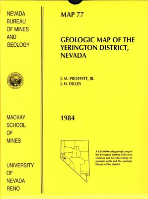 Geologic map of the Yerington district, Nevada