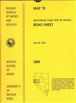 Quaternary fault map of Nevada: Reno sheet