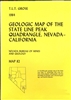 Geologic map of the State Line Peak quadrangle, Nevada-California
