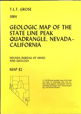Geologic map of the State Line Peak quadrangle, Nevada-California