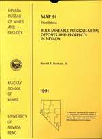 Bulk-mineable precious-metal deposits and prospects in Nevada (third edition) OUT OF PRINT