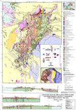 Geologic map of the Castle Mountains, San Bernardino County, California and Clark County, Nevada ROLLED MAP ONLY, NO TEXT