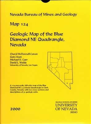 Geologic map of the Blue Diamond NE quadrangle, Nevada PAPER MAP