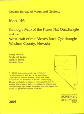 Geologic map of the Fraser Flat quadrangle and the west half of the Moses Rock quadrangle, Washoe County, Nevada MAP, TEXT, AND DESCRIPTION OF MAP UNITS