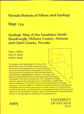 Geologic map of the Meadview North quadrangle, Mohave County, Arizona and Clark County, Nevada MAP AND TEXT